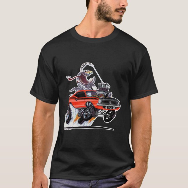Vince Crains High Octane Art, 1970 AAR 'cuda T-Shirt (Front)
