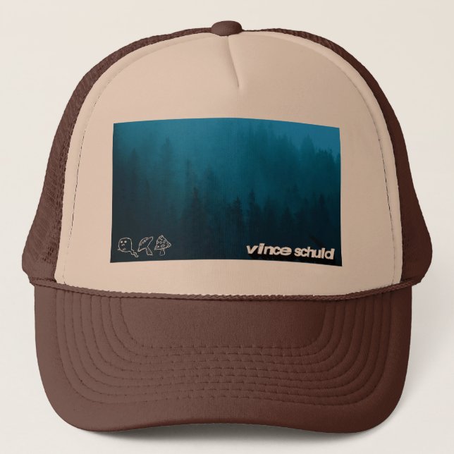 Vince Schuld Clean forest trucker hat! Hat (Front)