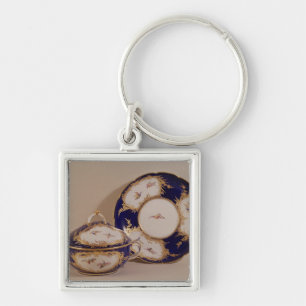 Vincennes bowl and stand, c.1745 key ring