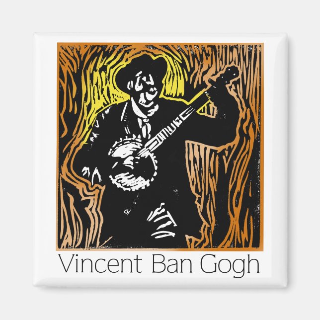 Vincent Ban Gogh Magnet (Front)