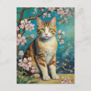 Vincent Cat Gogh Postcard