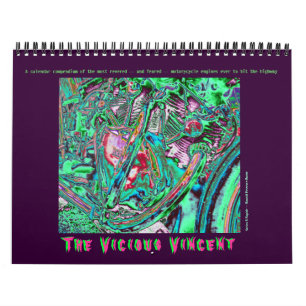 Vincent Motorcycle Engines 2015 Calendar