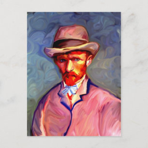 Vincent Self Portrait 1887 Postcard
