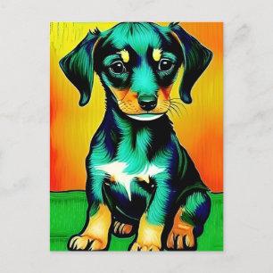 Vincent Van Dog Postcard