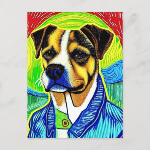 Vincent Van Dog Postcard