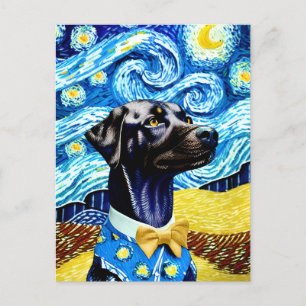 Vincent Van Dog Postcard