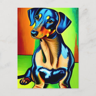 Vincent Van Dog Postcard