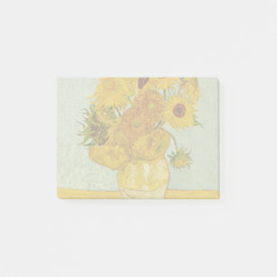 Vincent Van Gogh 12 Sunflowers Impressionist Post-it Notes