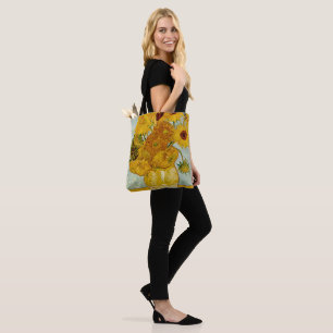 Vincent Van Gogh 12 Sunflowers Impressionist Tote Bag