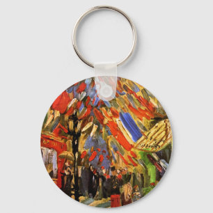Vincent Van Gogh - 14th Of July Celebration Key Ring