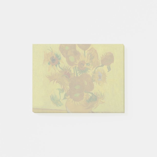 Vincent Van Gogh 15 Sunflowers Painting Post-it Notes (Front)