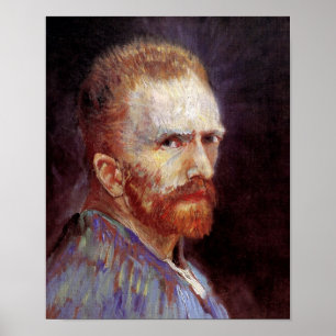 Vincent Van Gogh - 1887 Self Portrait Painting Poster