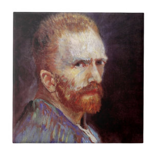 Vincent Van Gogh - 1887 Self Portrait Painting Tile