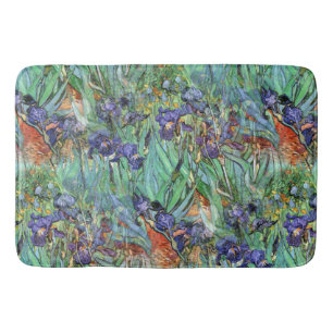 Vincent van Gogh 1889 Irises Bath Mat