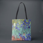 Vincent Van Gogh 1898 Irises Tote Bag<br><div class="desc">www.MandasMacabre.com</div>