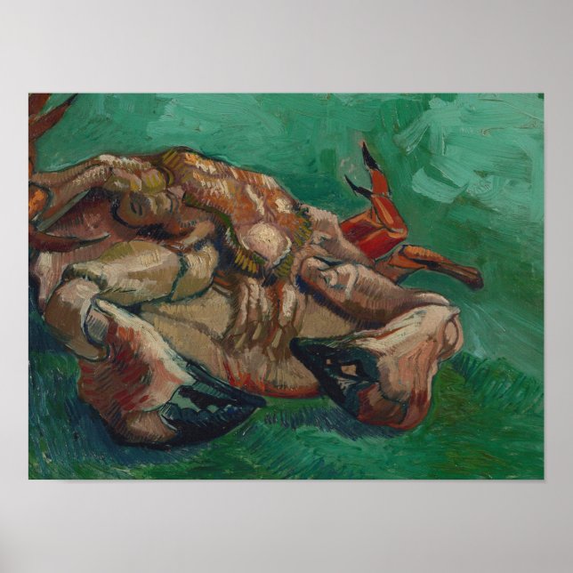 Vincent Van Gogh - A Crab on Its Back Poster (Front)