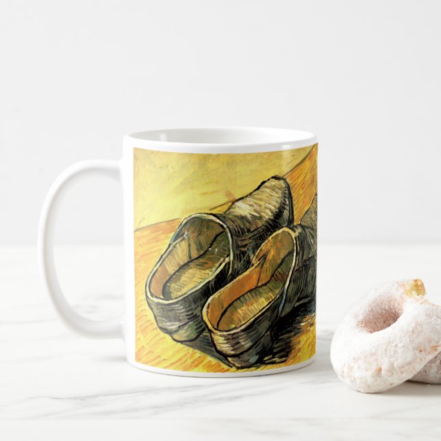 Vincent van Gogh - A Pair of Leather Clogs Coffee Mug (With Donut)