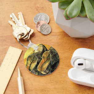 Vincent van Gogh - A Pair of Leather Clogs Key Ring