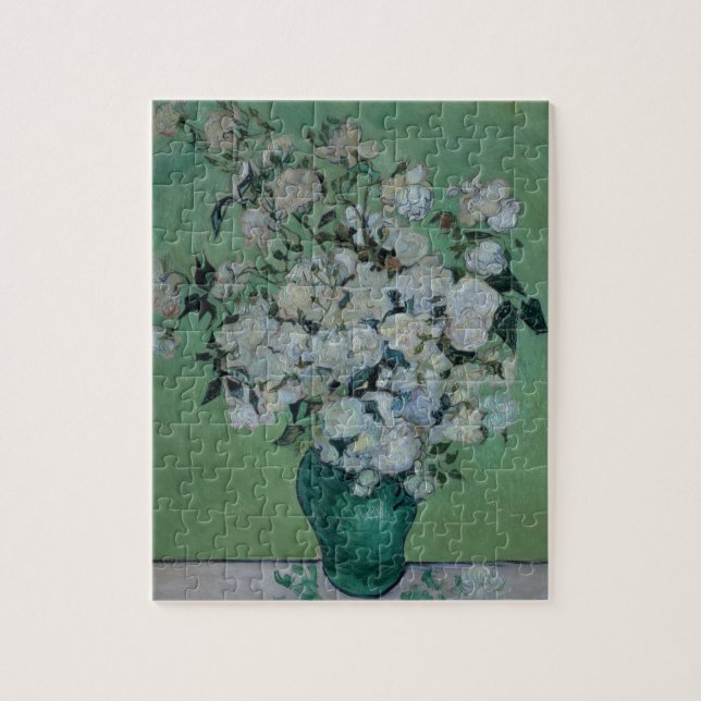 Vincent van Gogh | A Vase of Roses, 1890 Jigsaw Puzzle (Vertical)