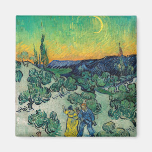 Vincent van Gogh - A Walk at Twilight Magnet