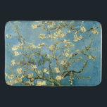 Vincent Van Gogh Almond Blossom Bath Mats<br><div class="desc">Vincent Van Gogh Almond Blossoms Bathmat. Gorgeous impressionist painting by Vincent Van Gogh. Beautiful blue background with white flowers. This tub mat would brighten up any bathroom.</div>