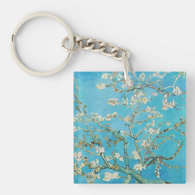Vincent van Gogh - Almond Blossom Key Ring (Front)