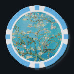 Vincent van Gogh - Almond Blossom Poker Chips<br><div class="desc">Almond Blossom / Branches with Almond Blossom - Vincent van Gogh,  Oil on Canvas,  1890</div>