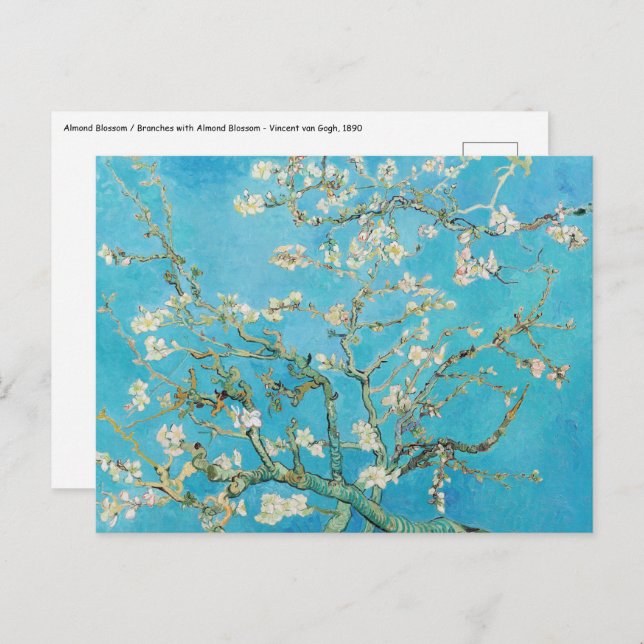 Vincent van Gogh - Almond Blossom Postcard (Front/Back)