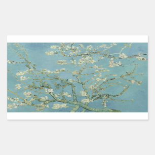 Vincent van Gogh - Almond Blossom Rectangular Sticker