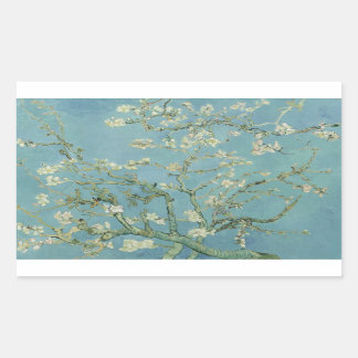 Vincent van Gogh - Almond Blossom Rectangular Sticker