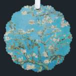 Vincent van Gogh - Almond Blossom Tree Decoration Card<br><div class="desc">Almond Blossom / Branches with Almond Blossom - Vincent van Gogh,  Oil on Canvas,  1890</div>