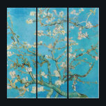 Vincent van Gogh - Almond Blossom Triptych<br><div class="desc">Almond Blossom / Branches with Almond Blossom - Vincent van Gogh,  Oil on Canvas,  1890</div>