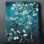 Vincent Van Gogh Almond Blossoms Dark Teal Plaque<br><div class="desc">Artist: Vincent Van Gogh
Title: Almond Blossoms
altered color copyright 2sweet4wordsDesigns</div>