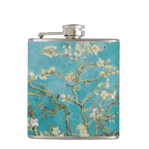 vincent van gogh almond blossoms hip flask
