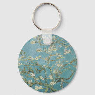 vincent van gogh, almond blossoms key ring
