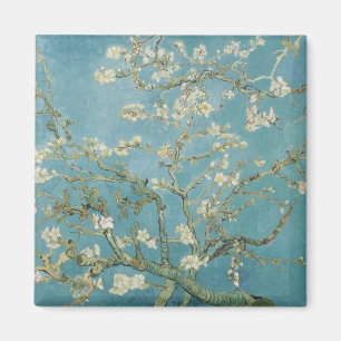 vincent van gogh, almond blossoms magnet
