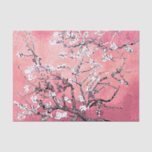 Vincent Van Gogh Almond Blossoms Peachy Pink Tissue Paper