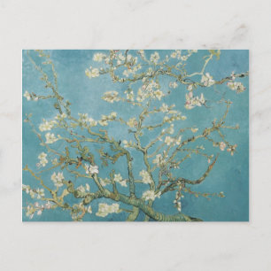 vincent van gogh, almond blossoms postcard