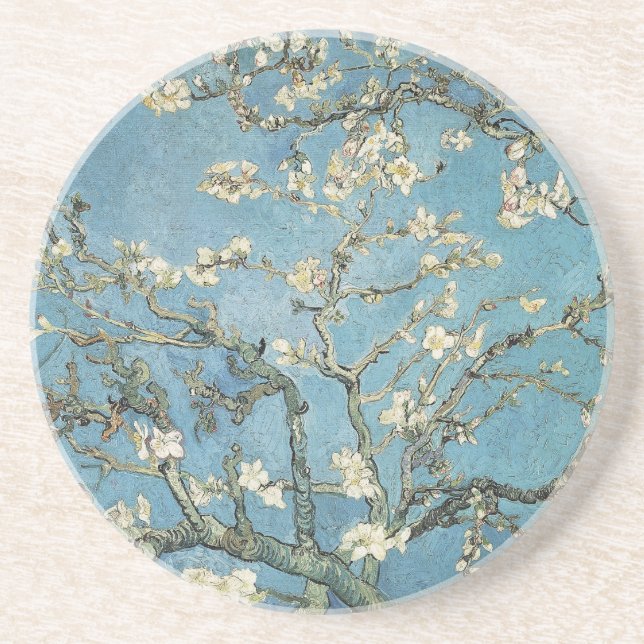Vincent van Gogh | Almond branches in bloom, 1890 Coaster (Front)