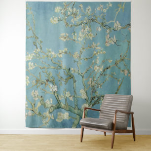 Vincent Van Gogh Almond tree in blossom Tapestry