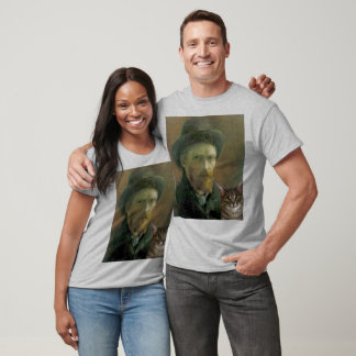 Vincent Van Gogh and his Cat T-Shirt