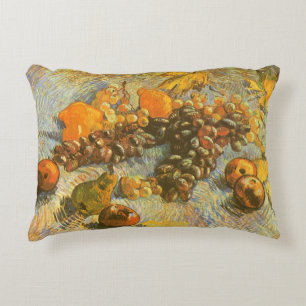 Vincent van Gogh - Apples, Pears, Lemons, Grapes Decorative Cushion