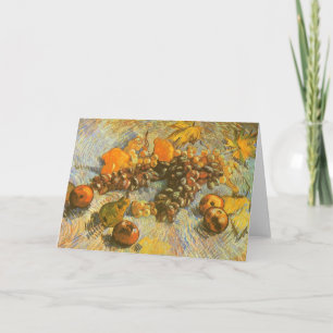 Vincent van Gogh - Apples, Pears, Lemons, Grapes Holiday Card