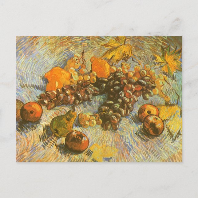Vincent van Gogh - Apples, Pears, Lemons, Grapes Postcard (Front)