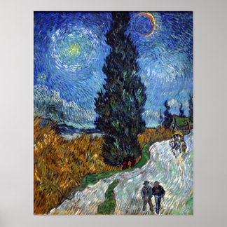 Vincent Van Gogh Art Print Country Road Provence