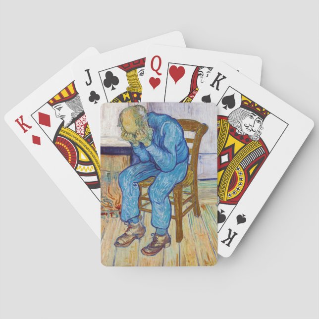 Vincent van Gogh - At Eternity's Gate Playing Cards (Back)