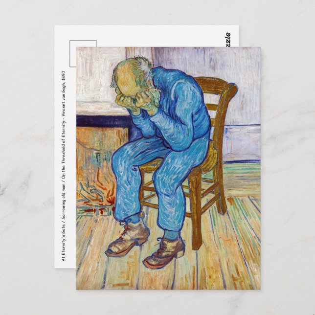 Vincent van Gogh - At Eternity's Gate Postcard (Front/Back)