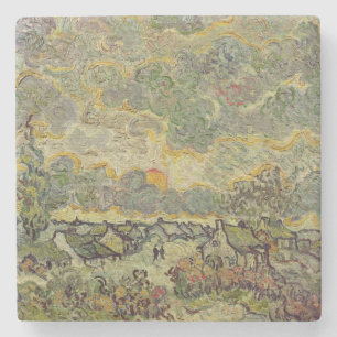 Vincent van Gogh Autumn landscape, 1890 Stone Coaster
