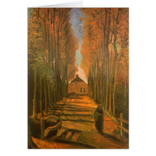 Vincent van Gogh - Avenue of Poplars in Autumn