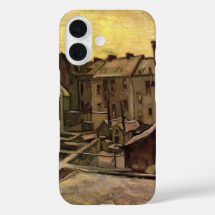 Vincent van Gogh, Backyards of Old Houses, Antwerp iPhone 16 Case